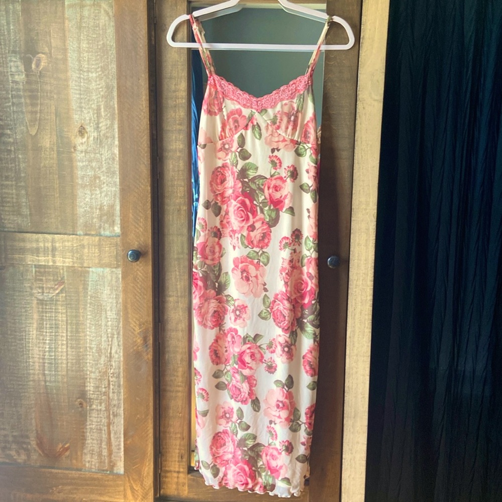 Floral slip dress
